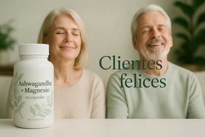 Ashwagandha + Magnesio 1000 mg 60 Caps.