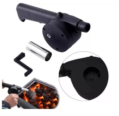 Soplador Avivador de Fuego Manual de Asado