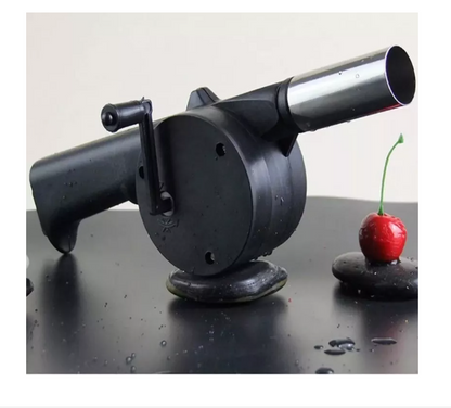 Soplador Avivador de Fuego Manual de Asado