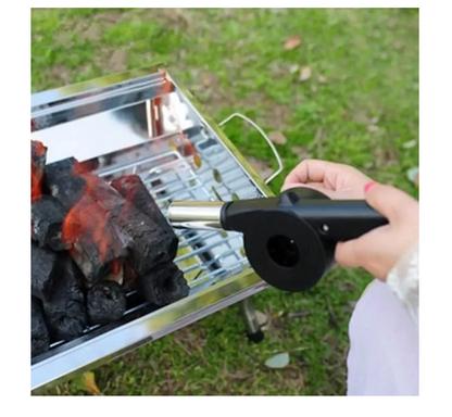 Soplador Avivador de Fuego Manual de Asado