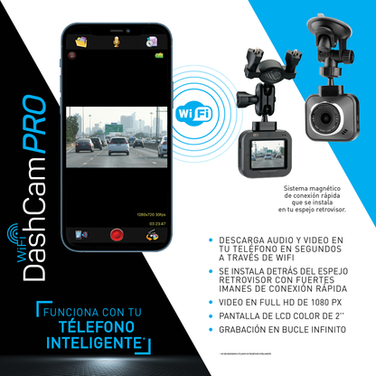 Wifi Dash Cam Pro - Cámara para auto