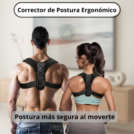 CORRECTOR DE POSTURA ERGONÓMICO AJUSTABLE – Espalda alineada sin esfuerzo