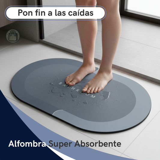 Alfombra Super Absorbente - Seca al Instante y Evita Resbalones en tu Hogar