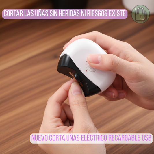 CORTA UÑAS ELÉCTRICO USB – Corte Seguro Sin Heridas