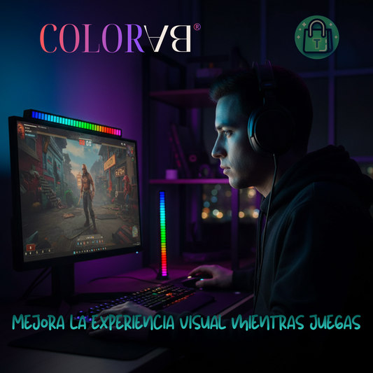 COLORBAR® LED MUSICAL RGB – Luz que se mueve con tu música 🎶