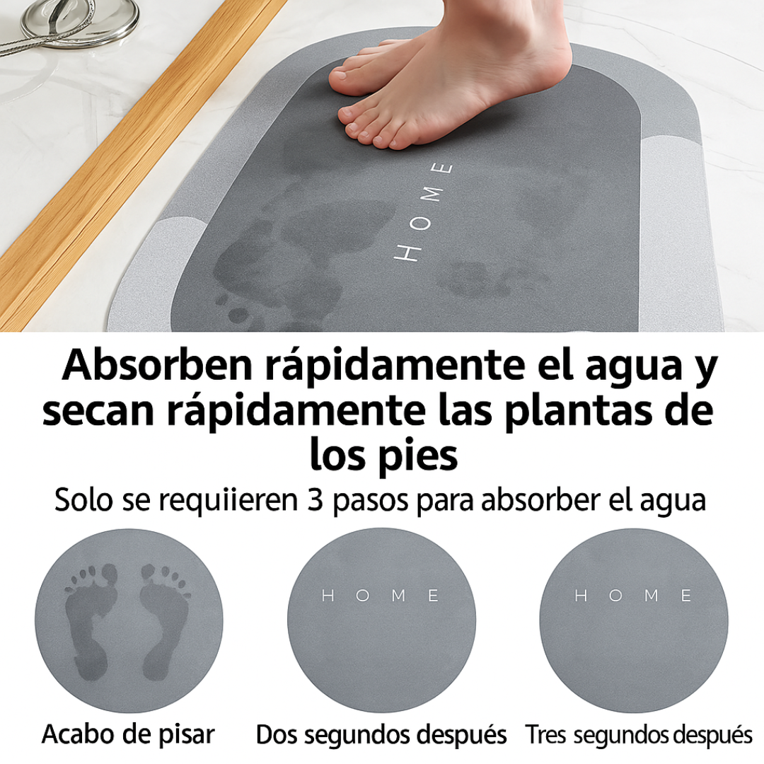 Alfombra Super Absorbente - Seca al Instante y Evita Resbalones en tu Hogar