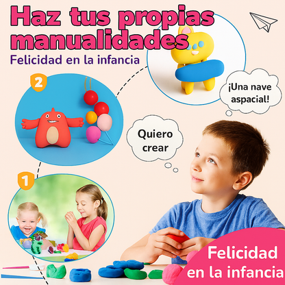 Super Promo 3x1: Gorila + 12 Masas mágicas + 4 Jirafas sensoriales.