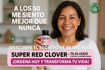 Super Red Clover - Suplemento para la Menopausia