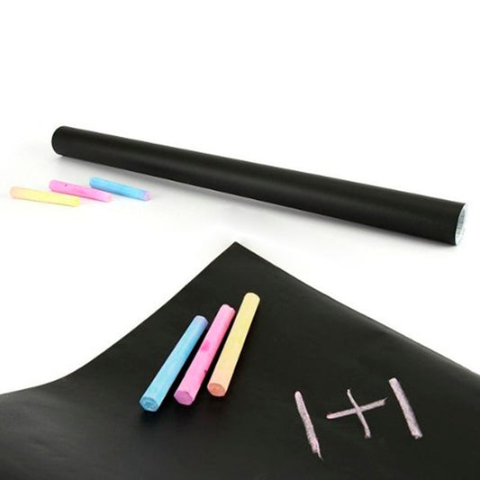 Pizarra Adhesiva Negra + Tiza