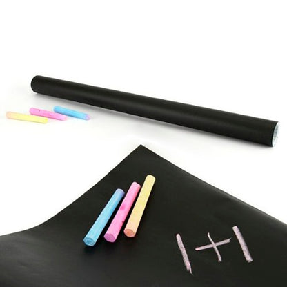 Pizarra Adhesiva Negra + Tiza