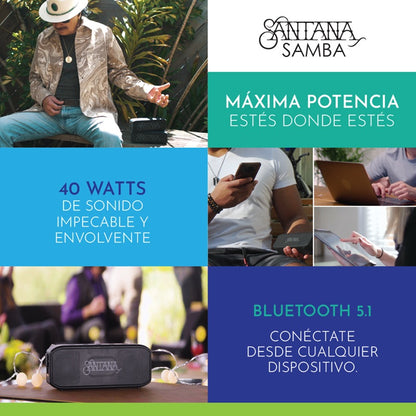 Santana Samba Parlante Bluetooth 5.1