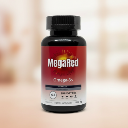 MegaRed Omega 3 (EPA + DHA) 1000 mg. 60 Caps.